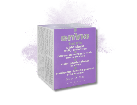ENVIE TECNIC DECO VIOLET rozjaśniacz do włosów w proszku 500 g | Fioletowy - 2
